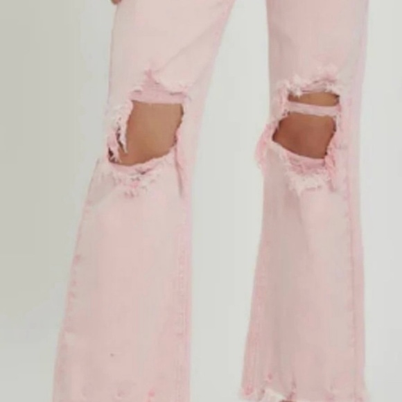 Women’s size 1 (25” waist) Risen Jeans high rise distressed jeans - Picture 1 of 9